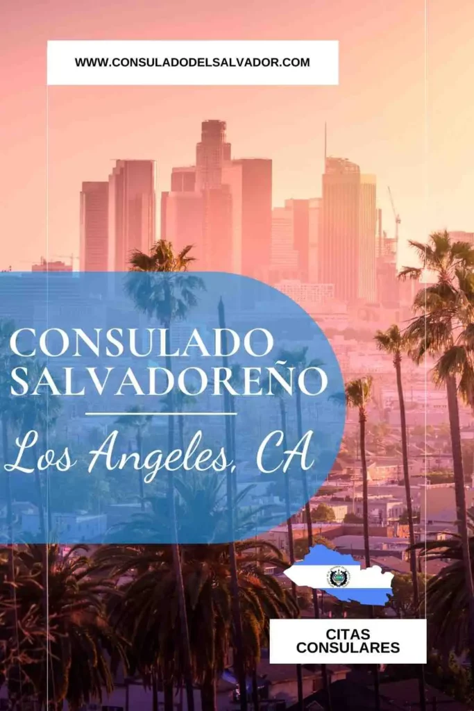 consulado de el salvador en los ángeles citas